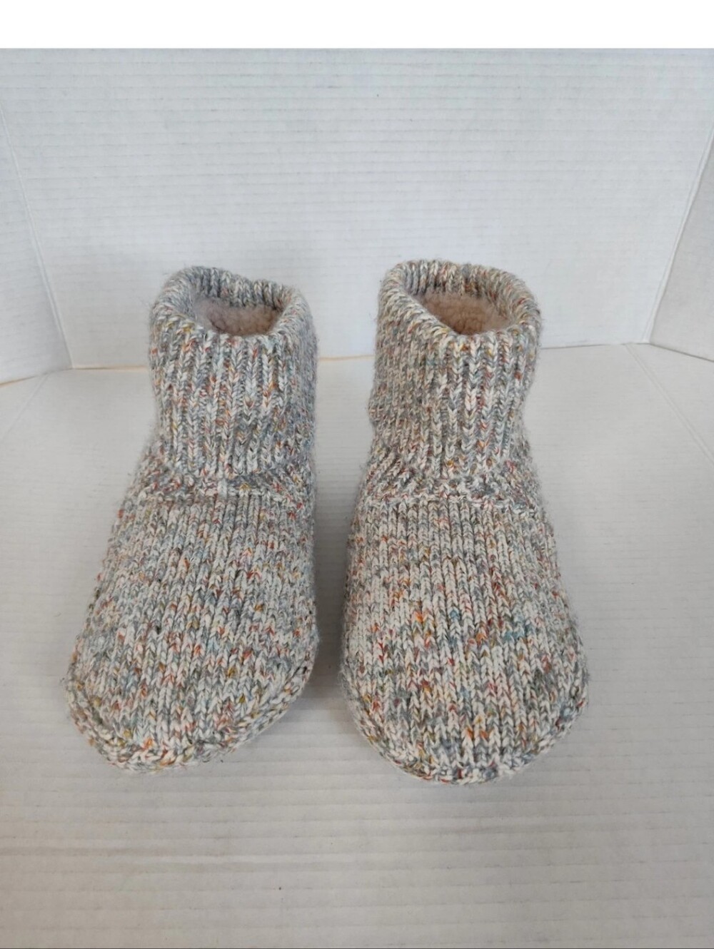 Bombas Sherpa Lined Gripper Bootie Slippers Women's Size M (9-11.5)